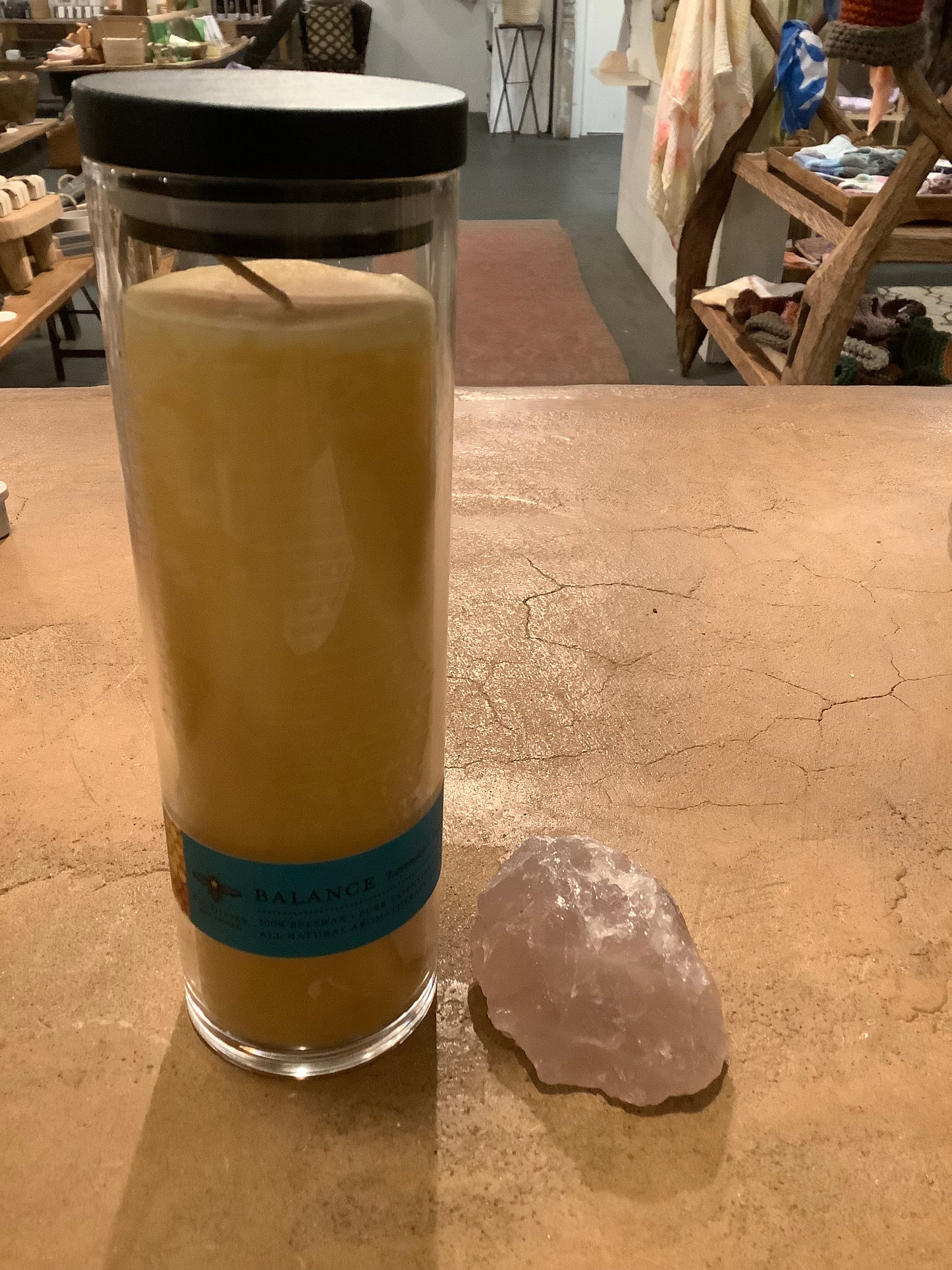 Balance Sanctuary Tall Glass Candle 12.5 oz