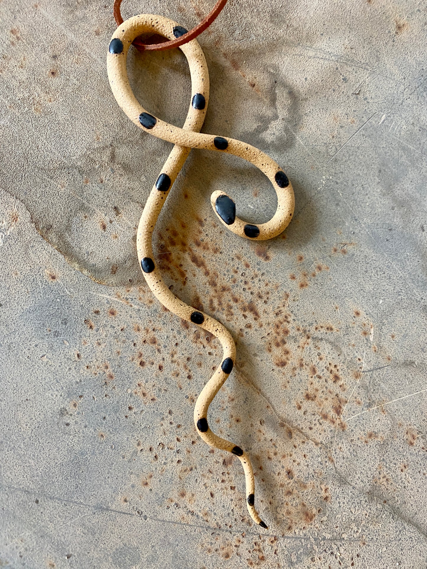 Ceramic Snake Ornament