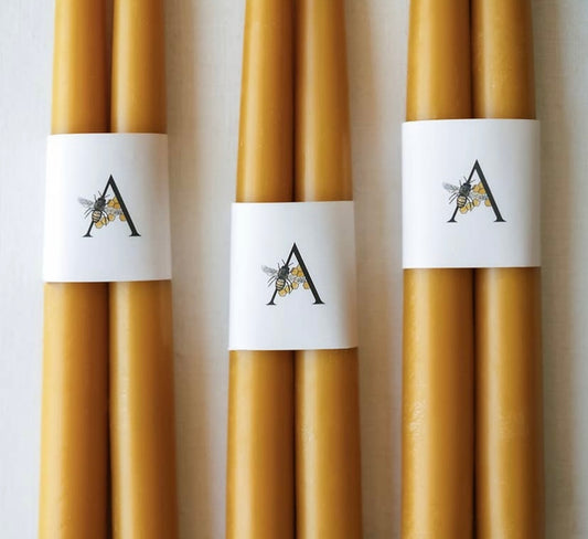 Anellabees Beeswax Taper Candle set