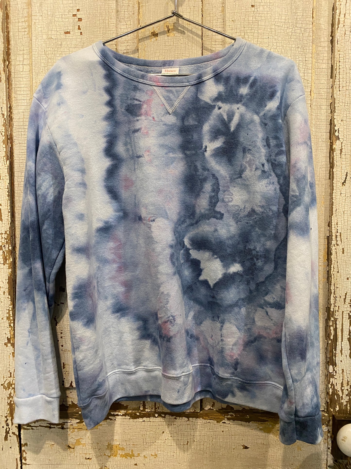 Agate Blues Dyed Sweatshirt SW005 Large