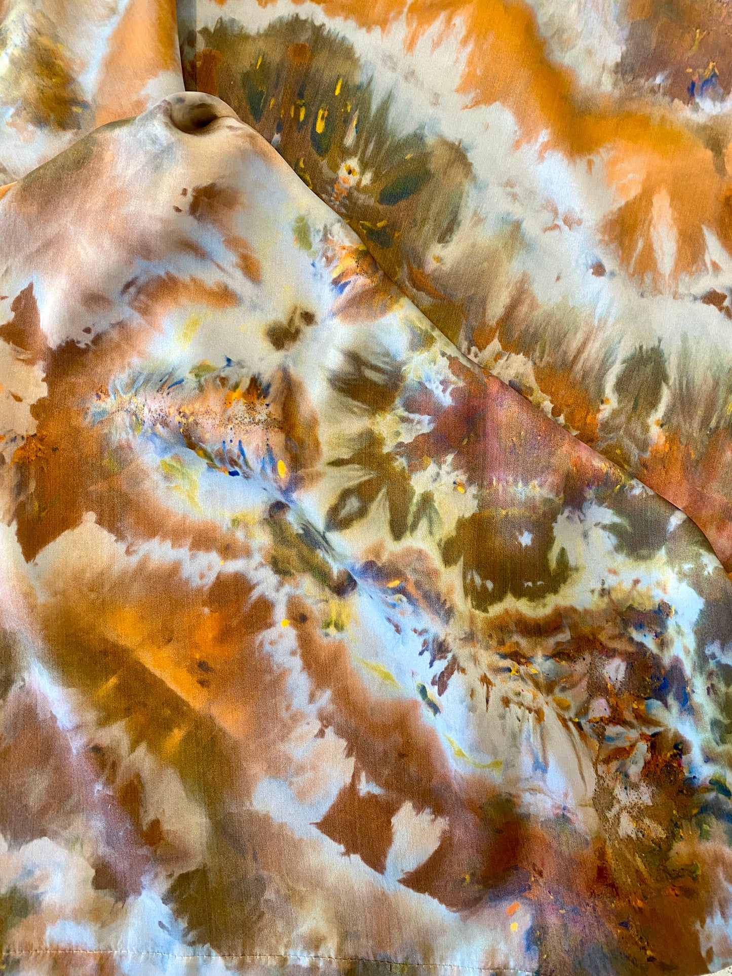 Earthy Agate Dyed Silk Pillow Case SP003