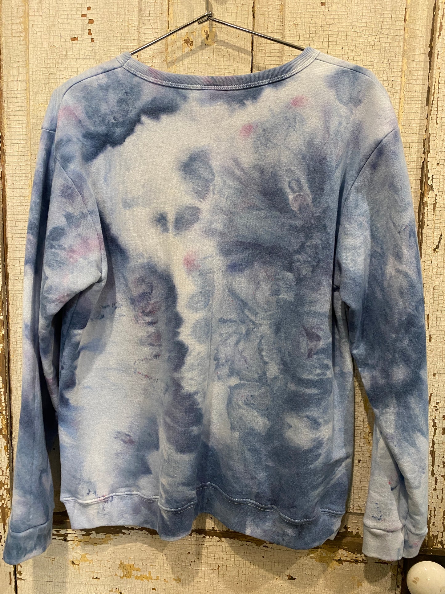 Agate Blues Dyed Sweatshirt SW005 Large