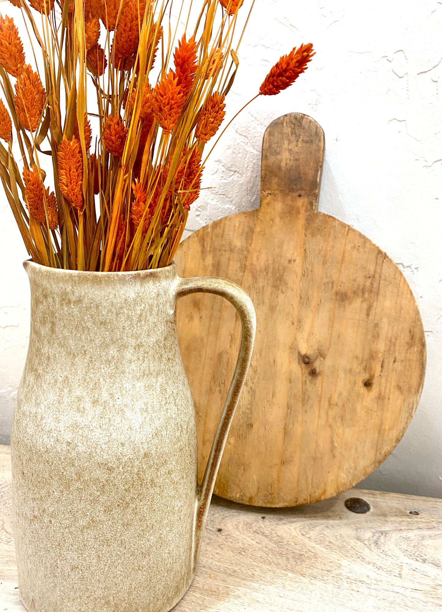 Antique European Bread Board Carved Roman Numerals