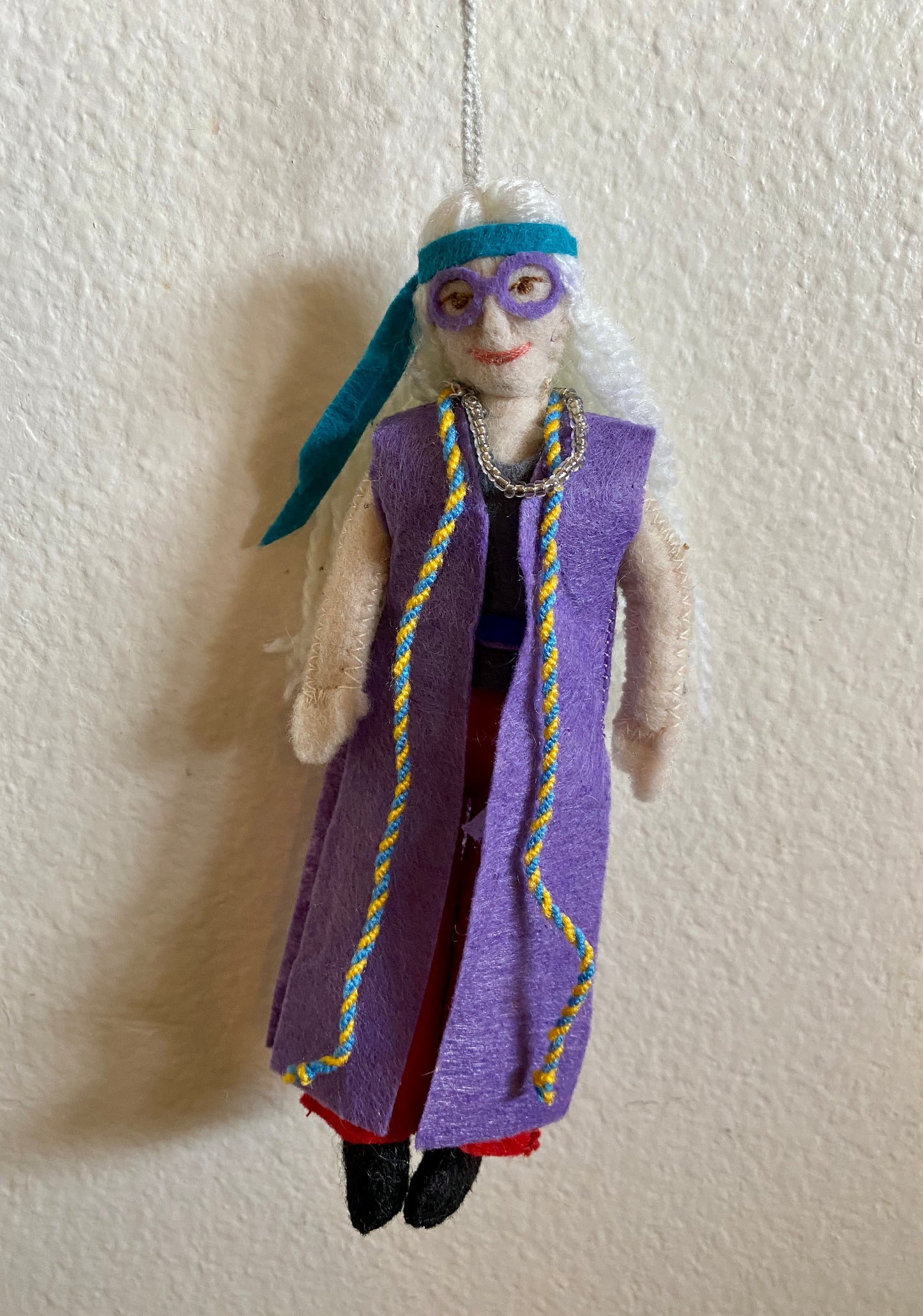 Janis Joplin Felt Ornament