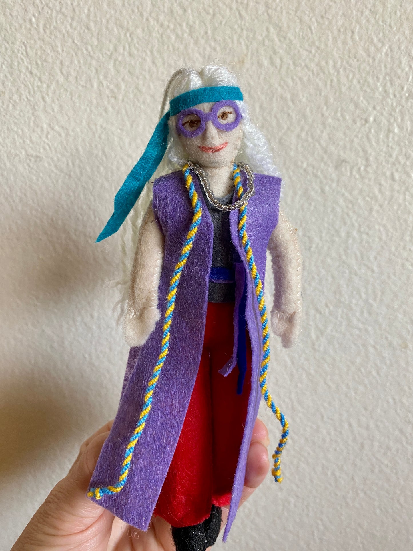 Janis Joplin Felt Ornament