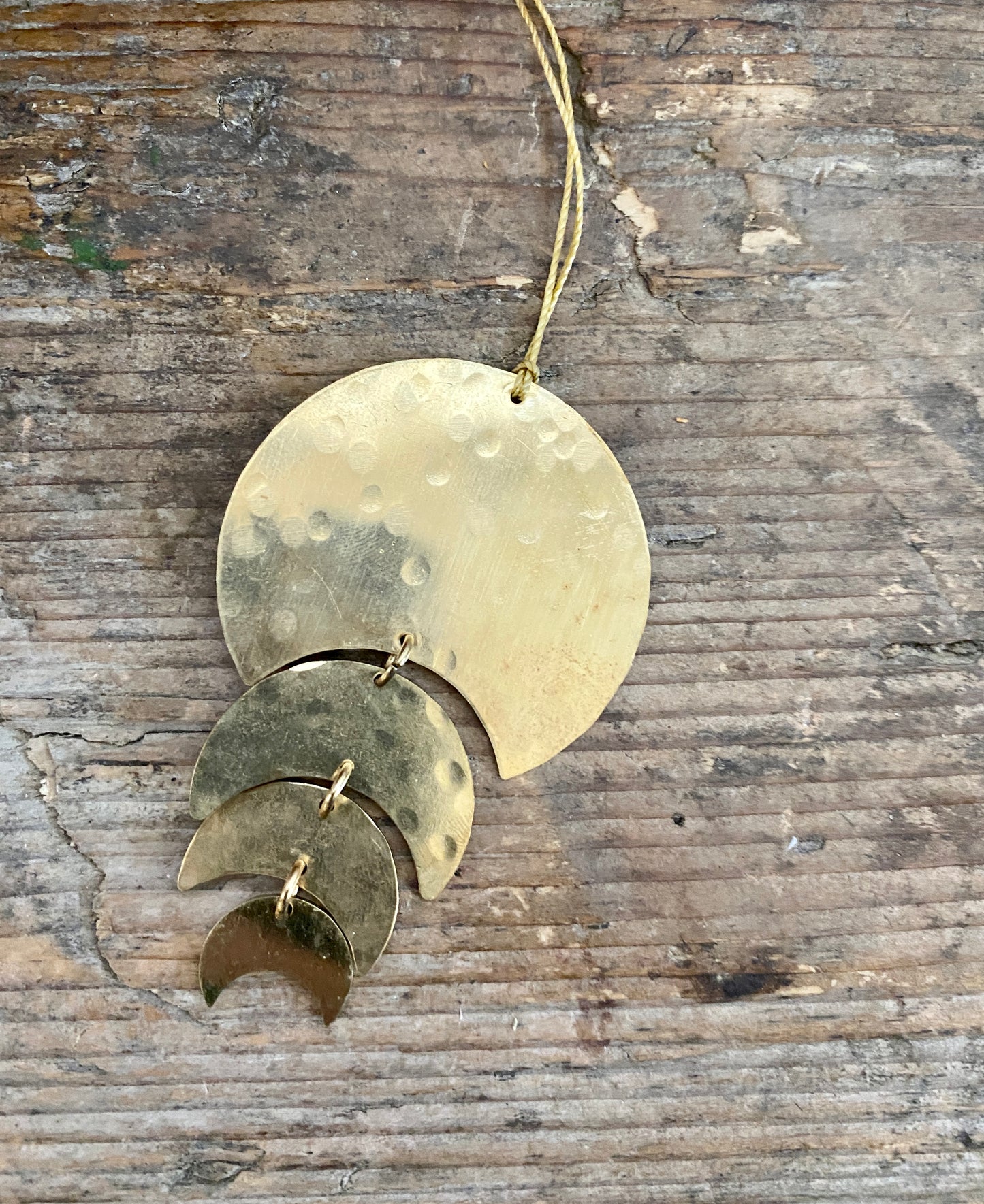 Just a (Moon)Phase Brass Ornament