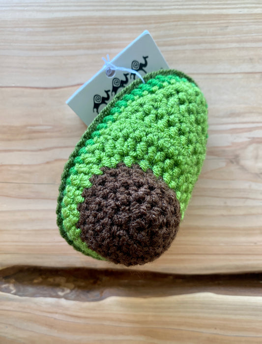 Knit Avocado Rattle