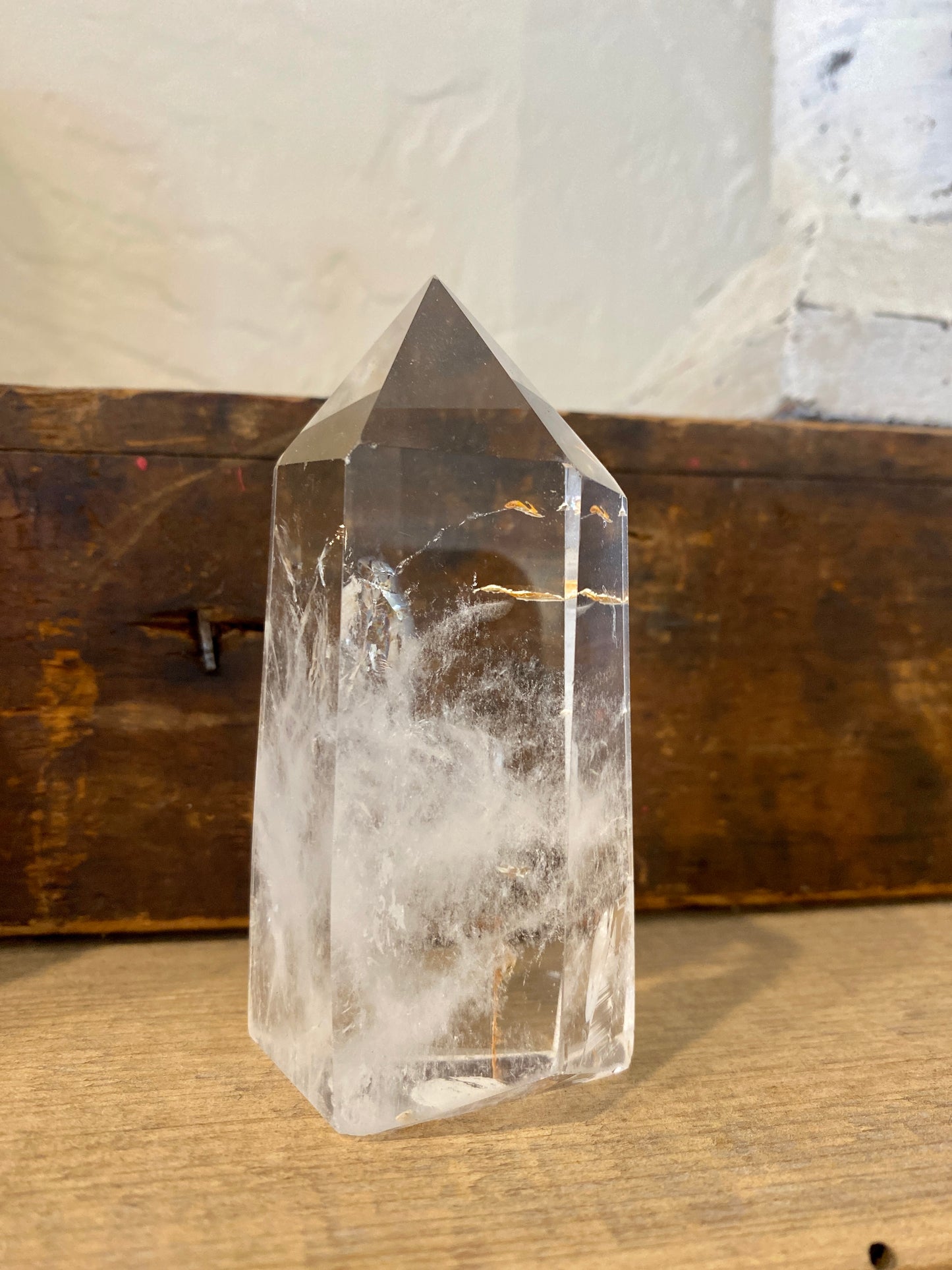 Mystical Clear Quartz Polished Tower