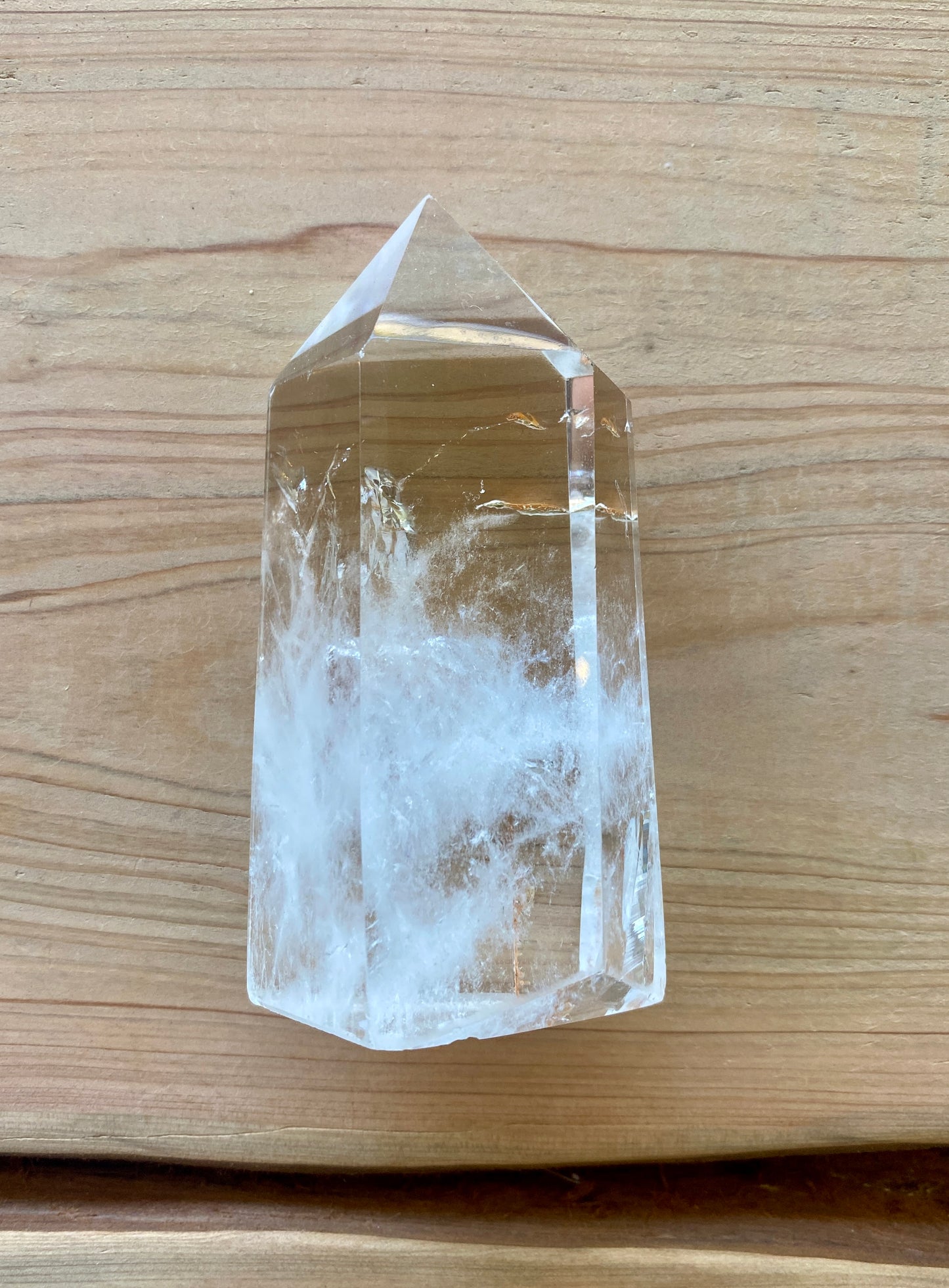 Mystical Clear Quartz Polished Tower