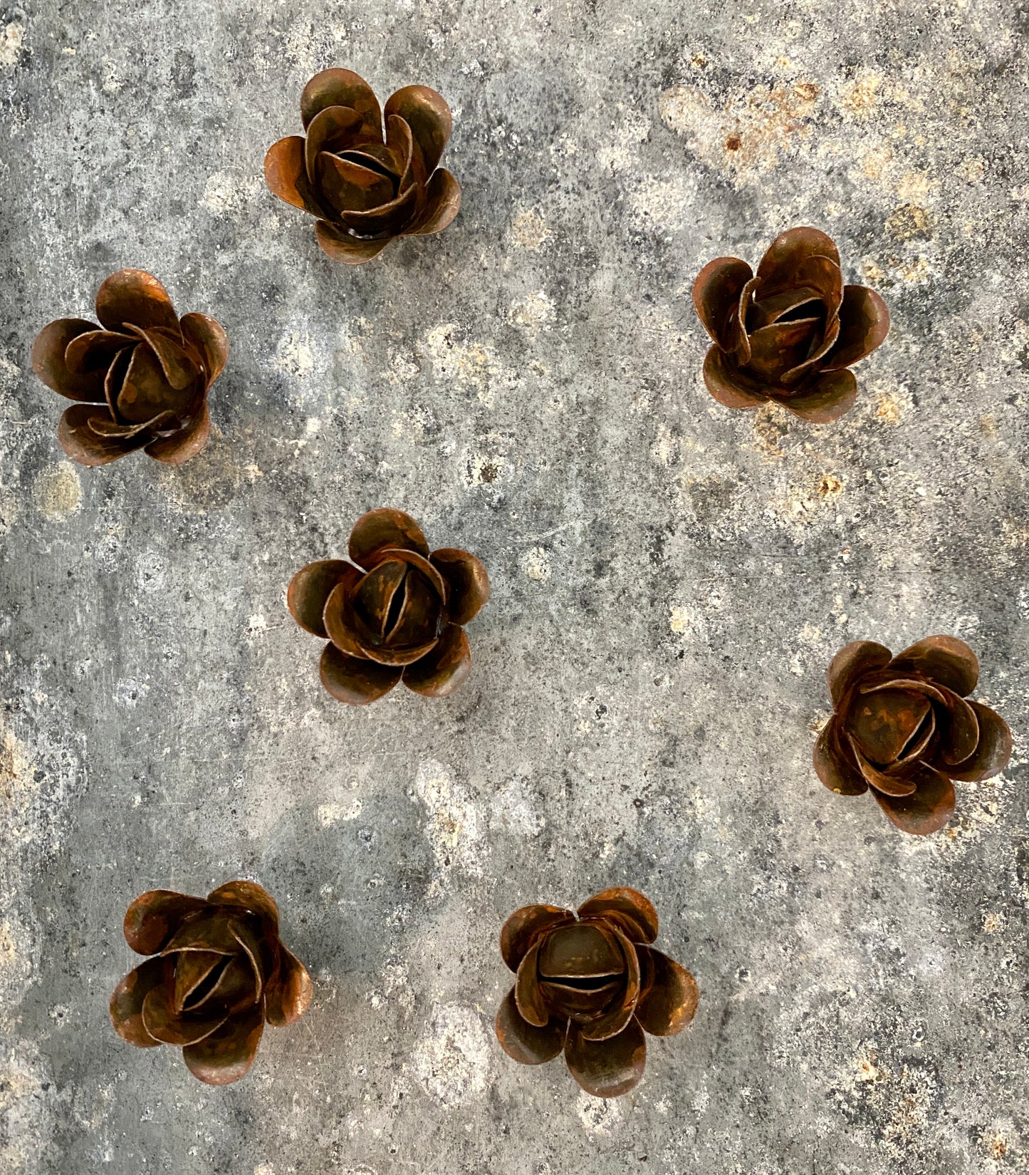 Mini Metal Rose Magnet