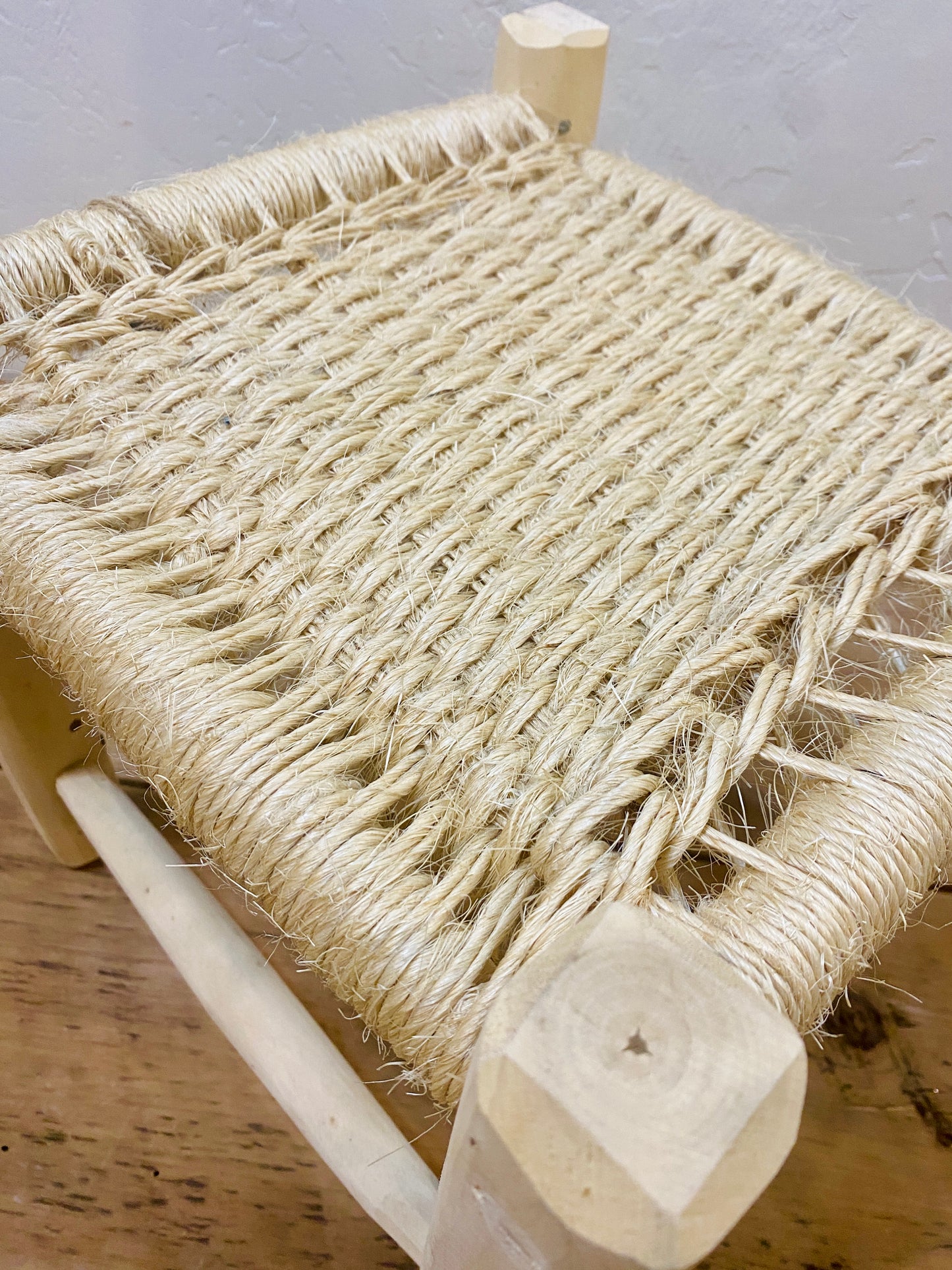 Gharyan Weaved Moroccan Stool