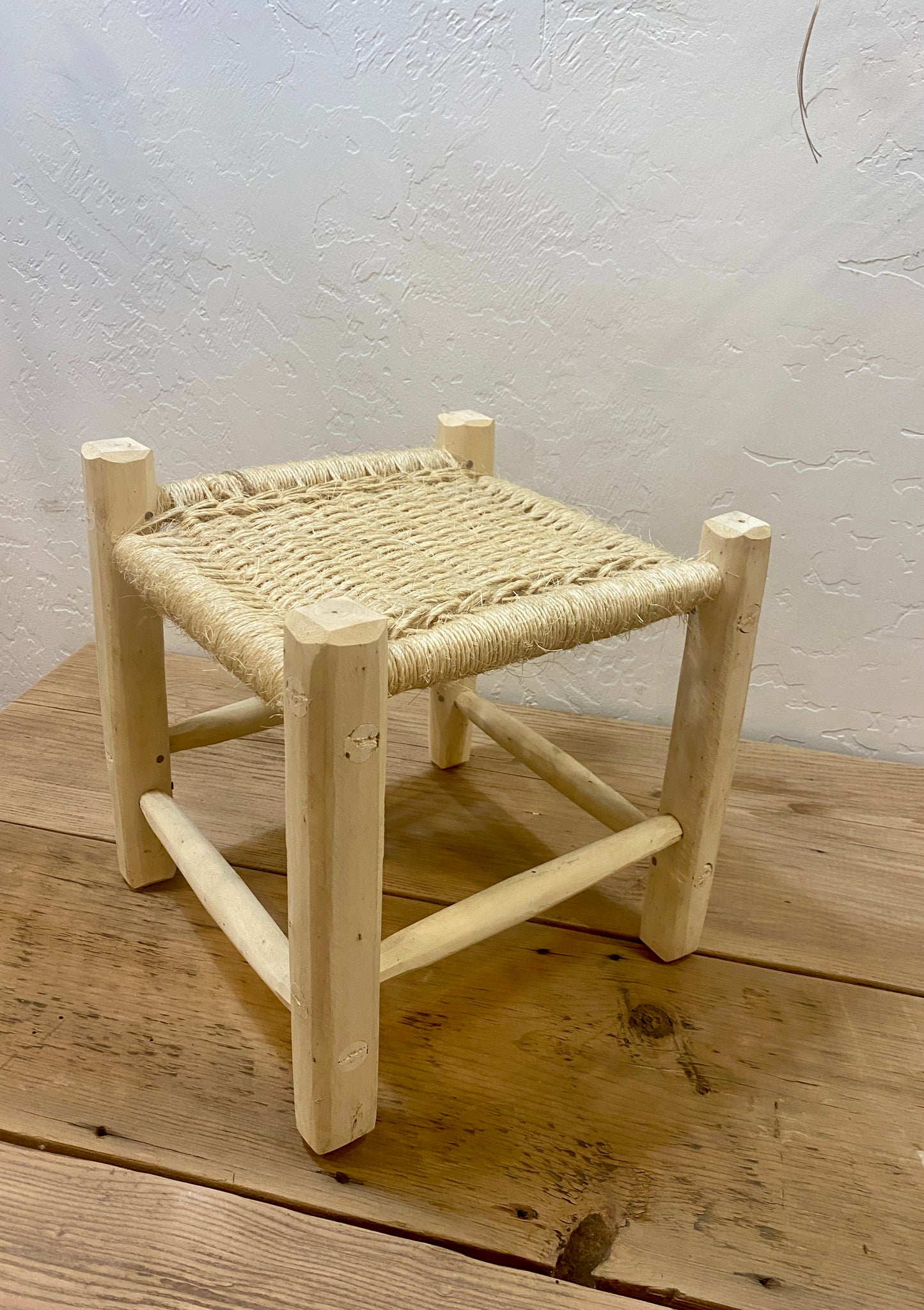 Gharyan Weaved Moroccan Stool