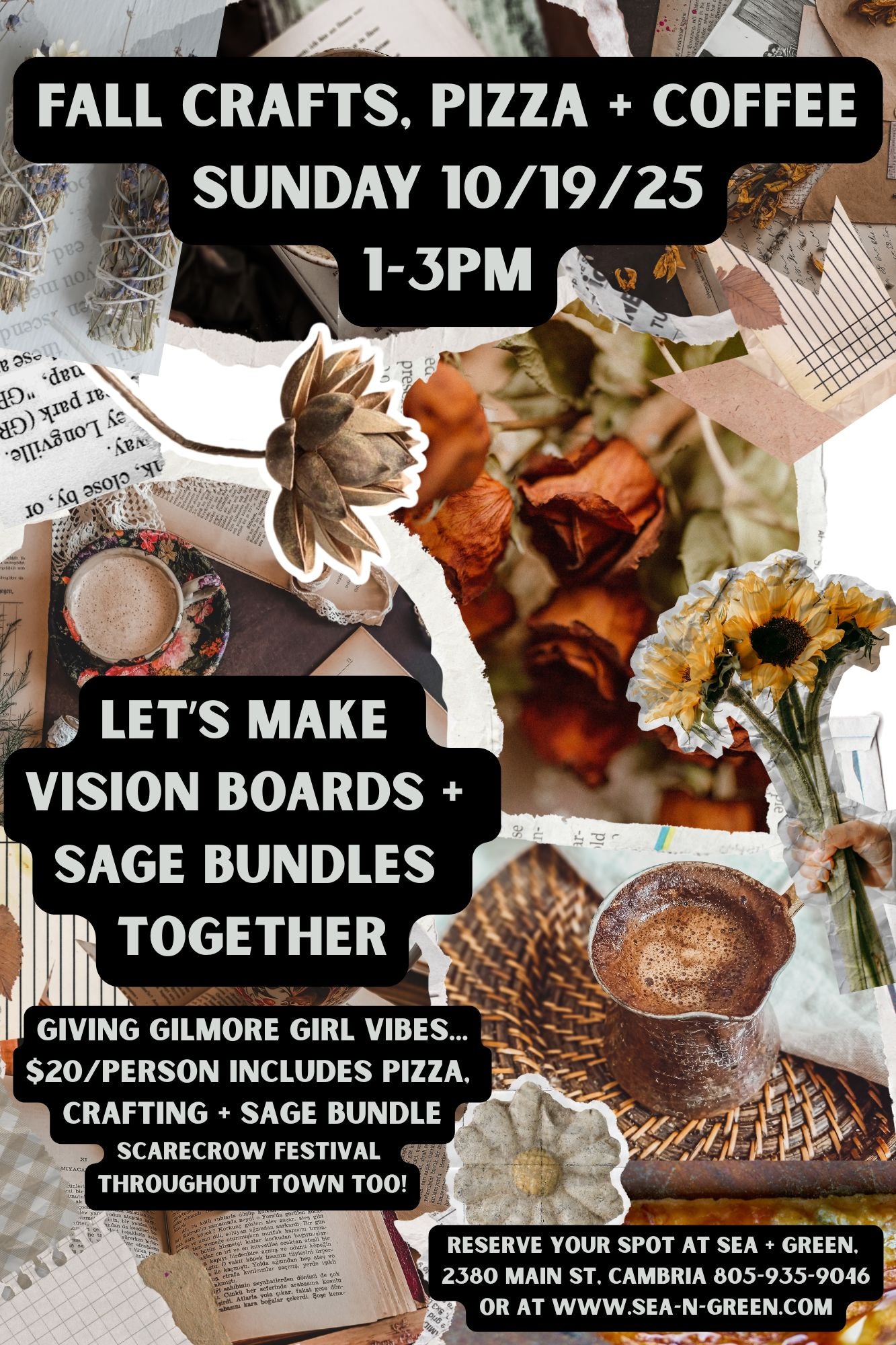 Fall Gathering...Pizza + Crafts, Giving Stars Hollow Vibes