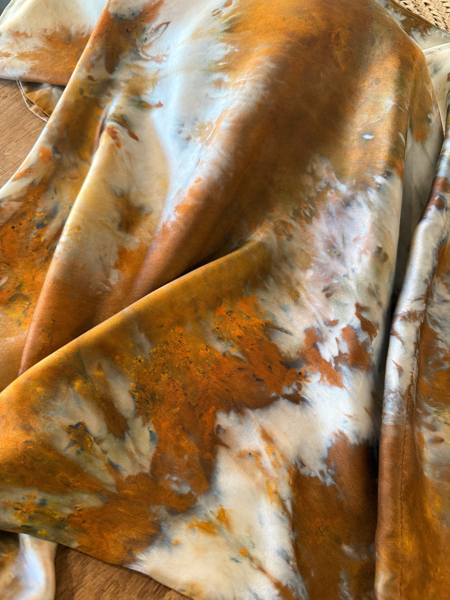 Earthy Agate Dyed Set of Silk Pillow Cases SP001