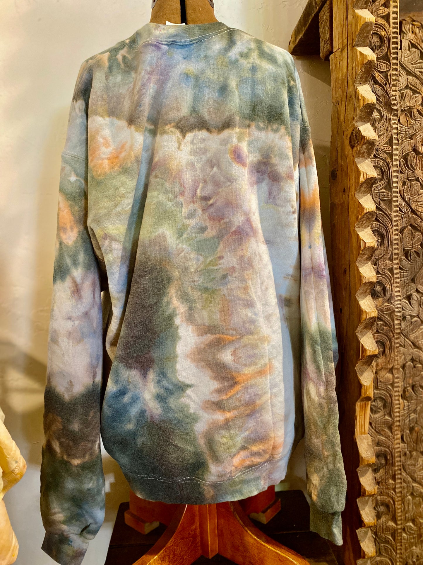 Green Agate Dyed Sweatshirt Large SW002
