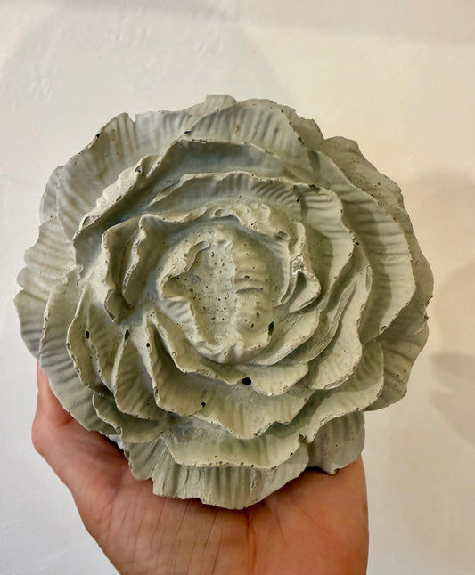 Large Concrete Rose Flower