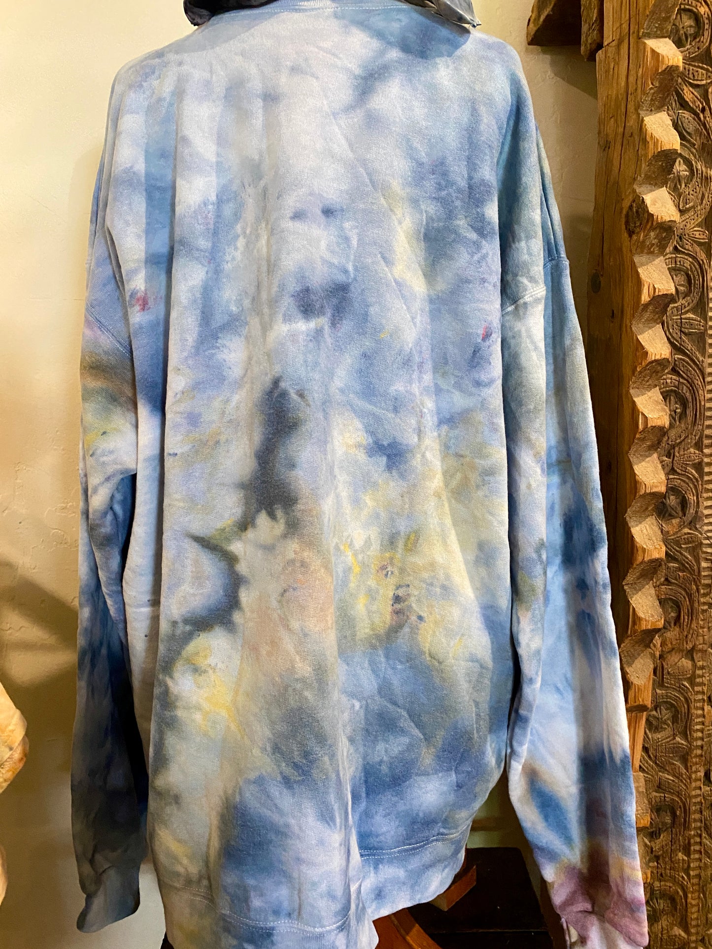 Agate Blues Dyed Sweatshirt SW005 XL
