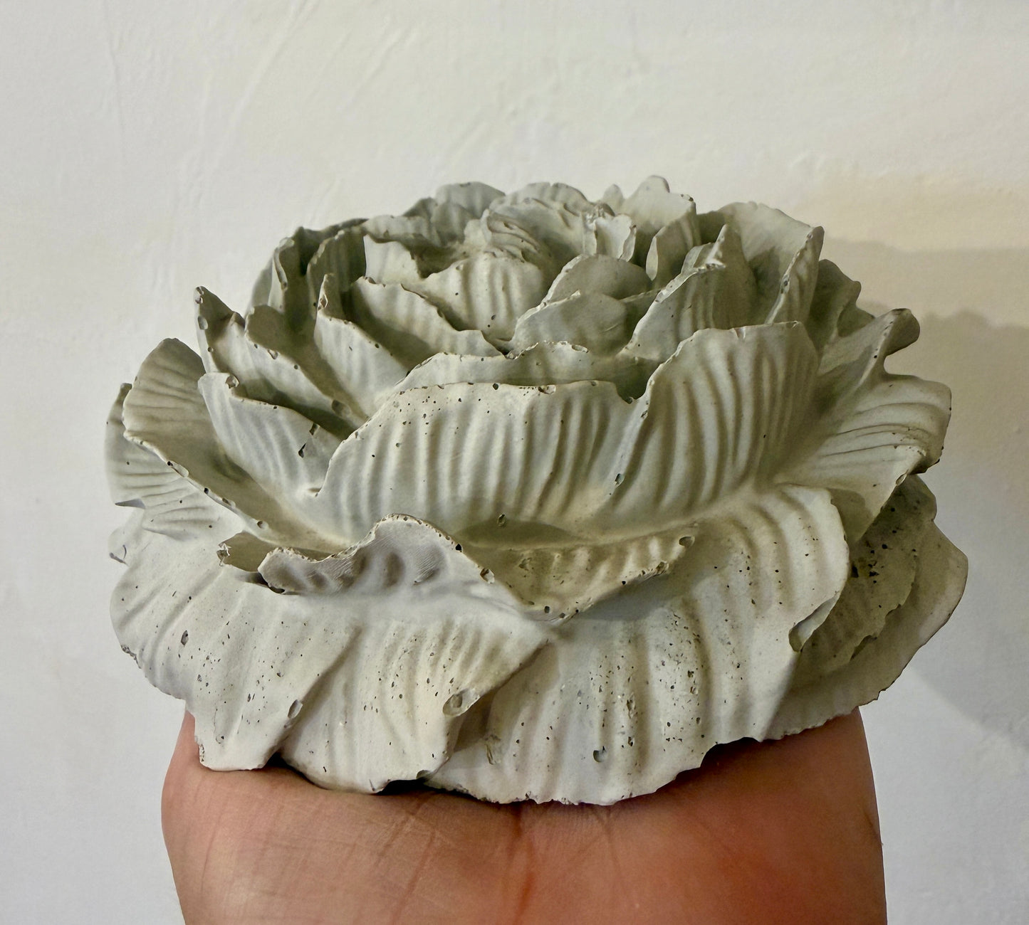 Large Concrete Rose Flower