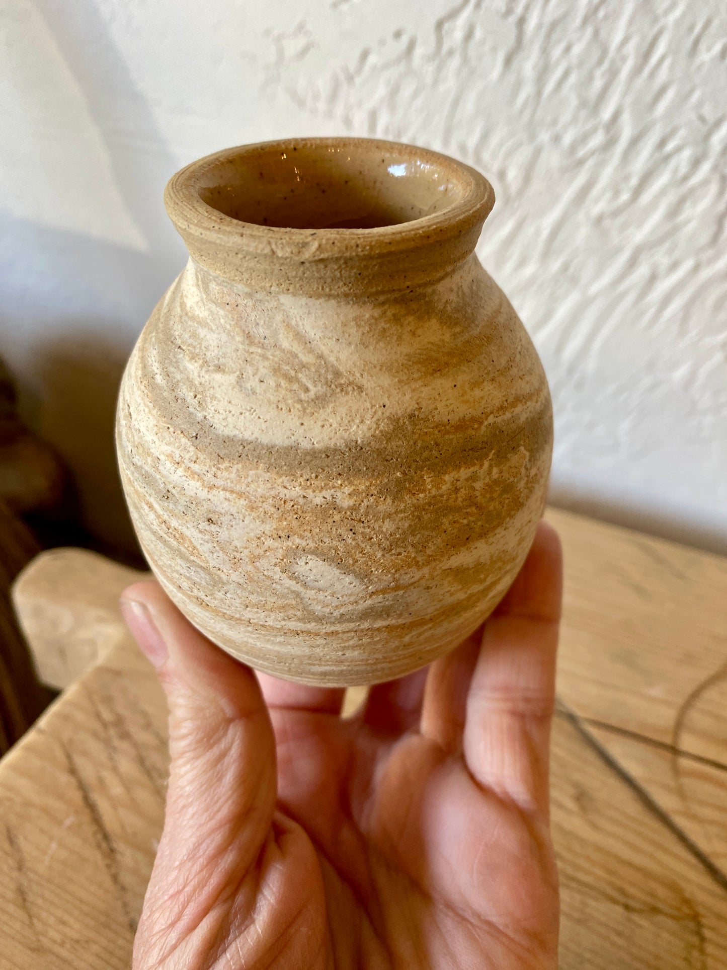 Marbled Small Floral Vase V1