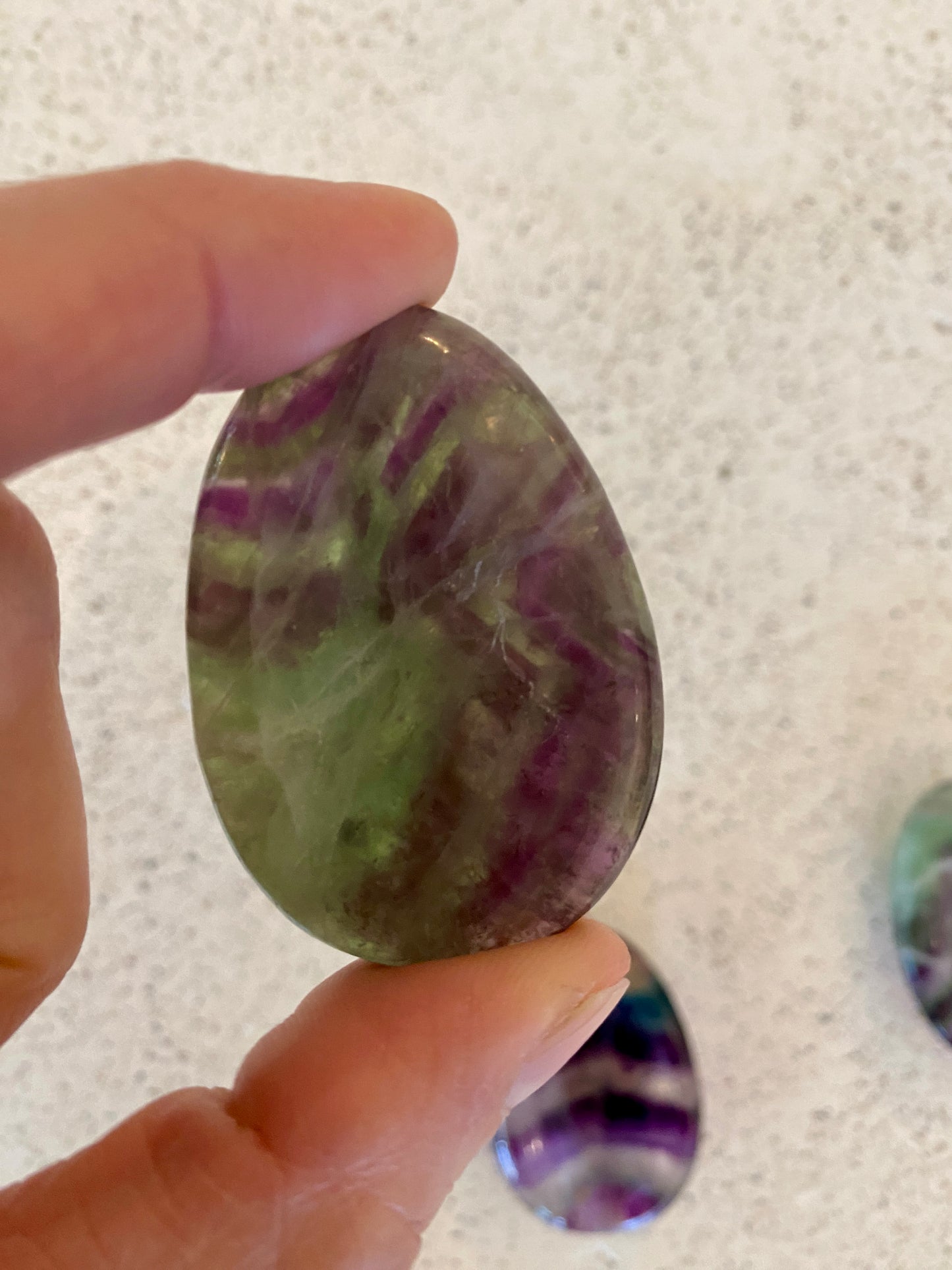 Flourite No Worry Stone