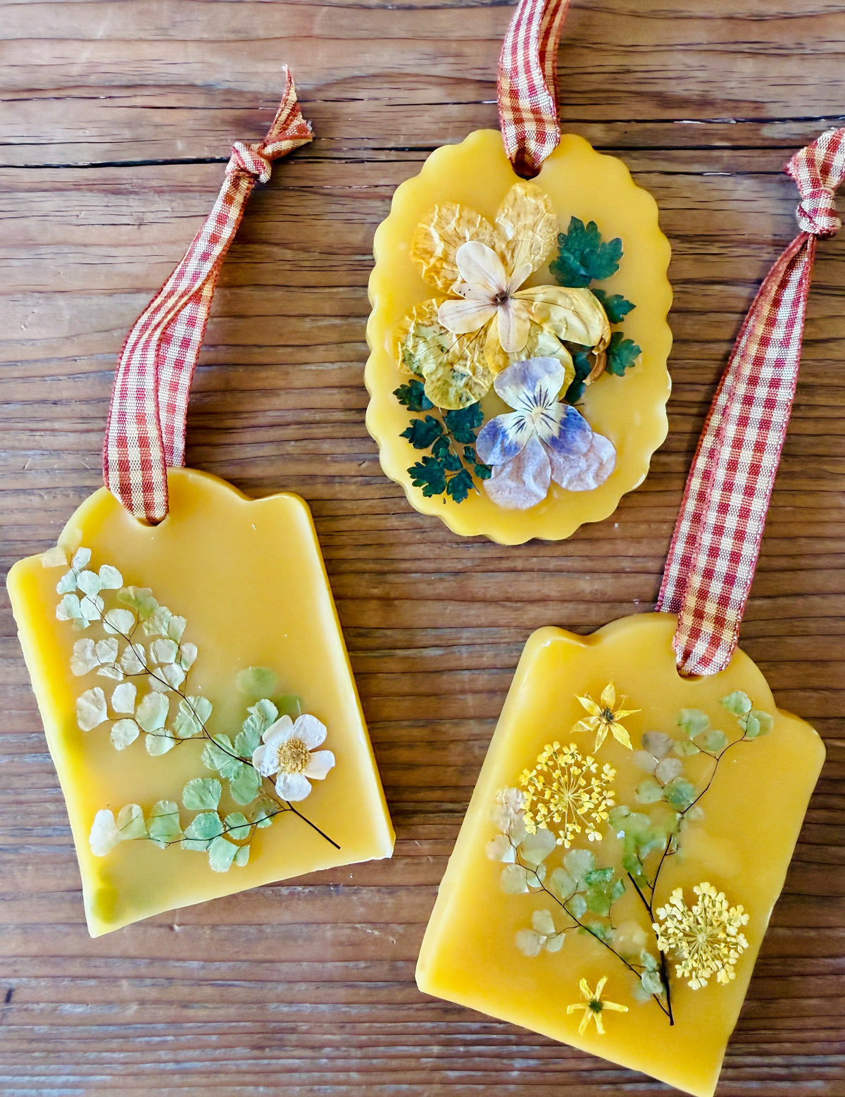 Flower Sachet Beeswax Ornament