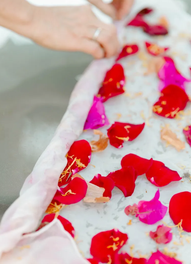 Dye Your Own Silk Pillow Case with Plants Workshop Class 4/5/2025  Saturday  2-4 pm