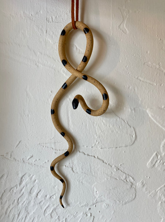 Ceramic Snake Ornament