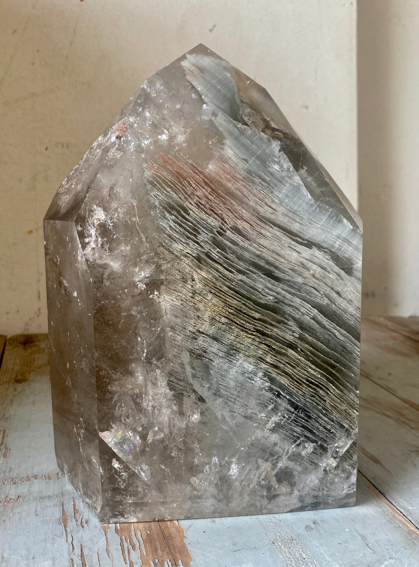 Extra Large Point Lodolite Quartz