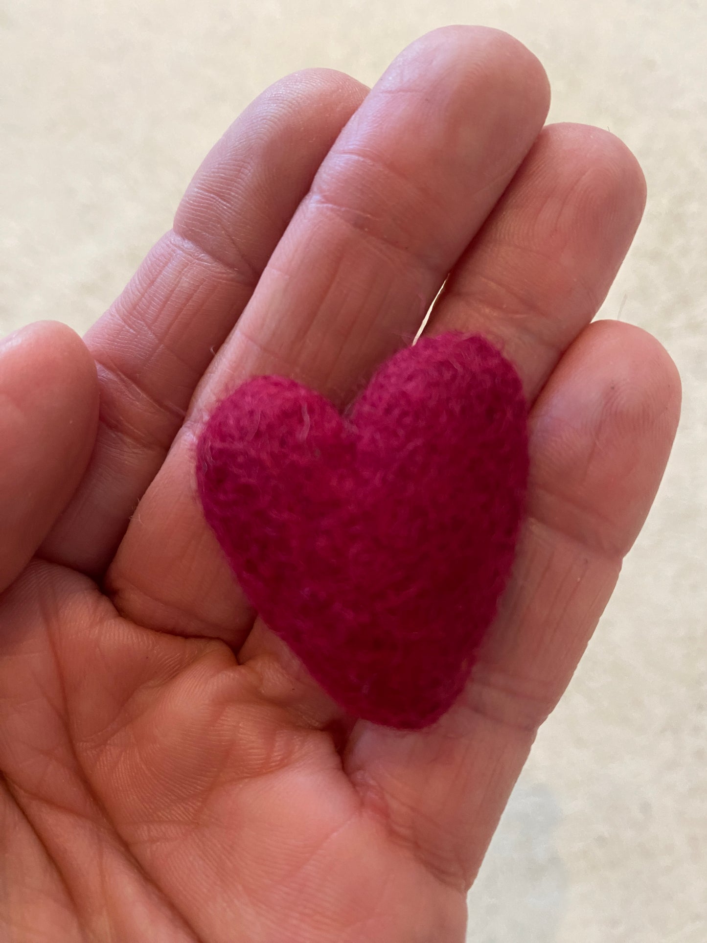 Red Felt Heart