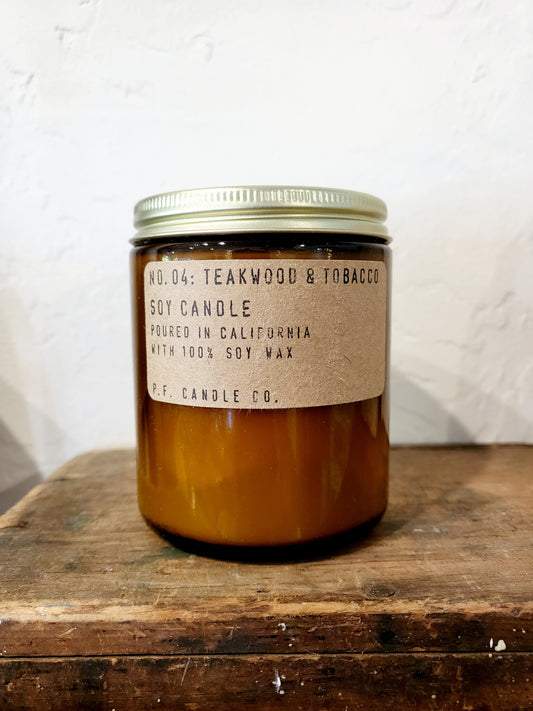 PF Candle No 04 Teakwood And Tobacco 7.2 oz
