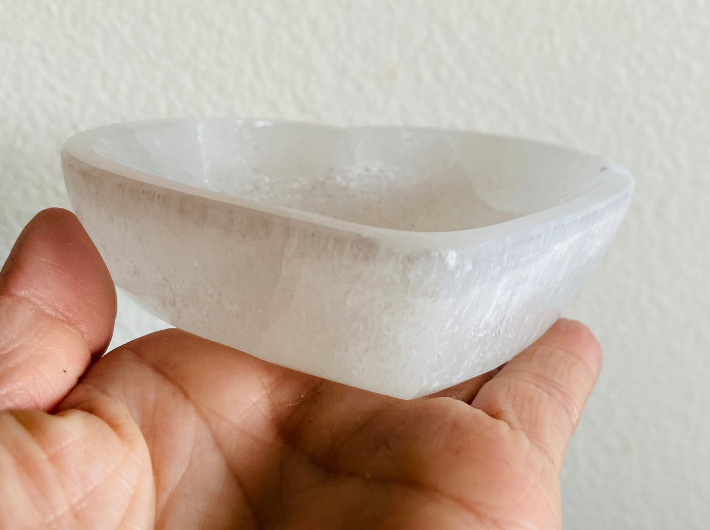 Selenite Heart Bowl