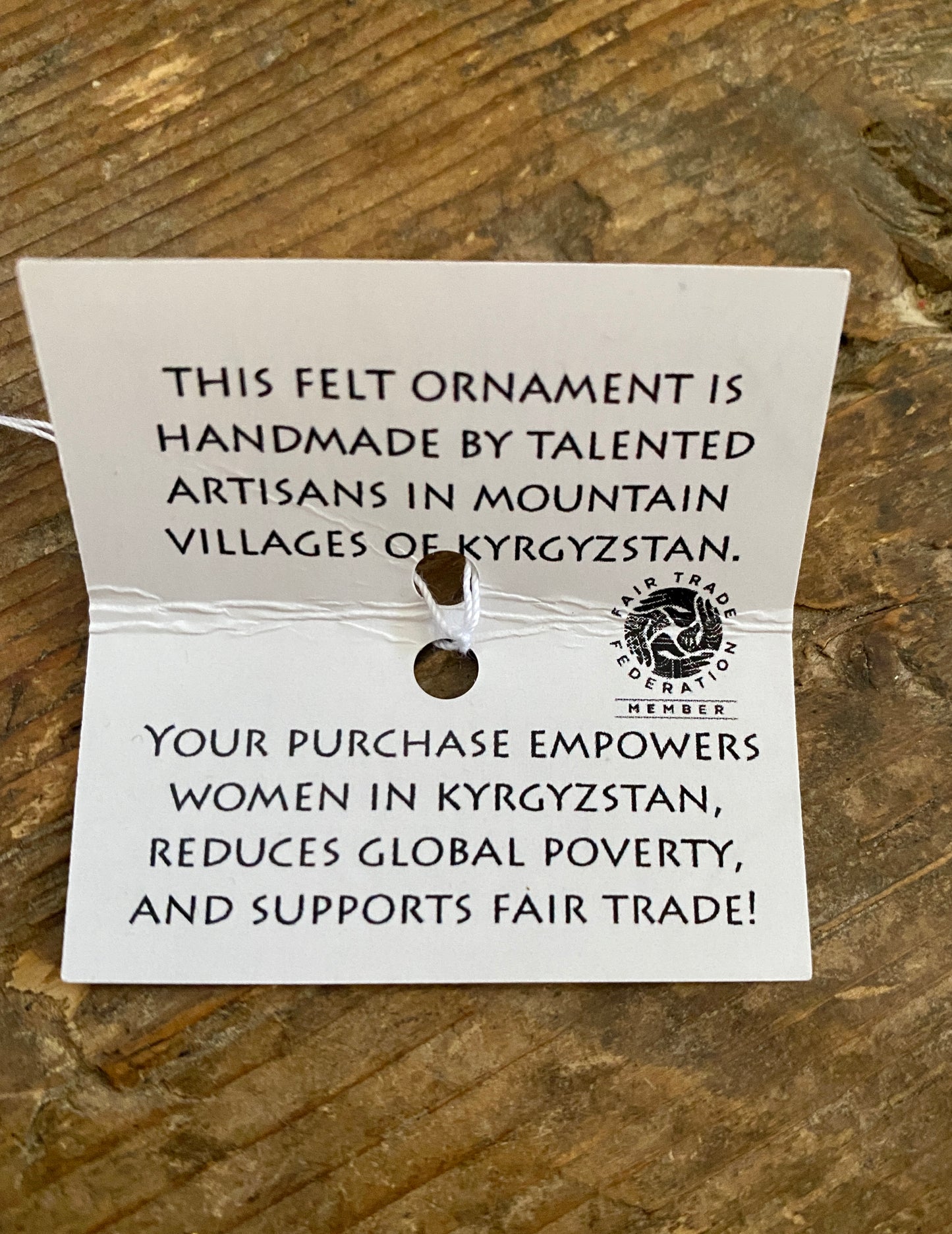 Felt Love Ornament