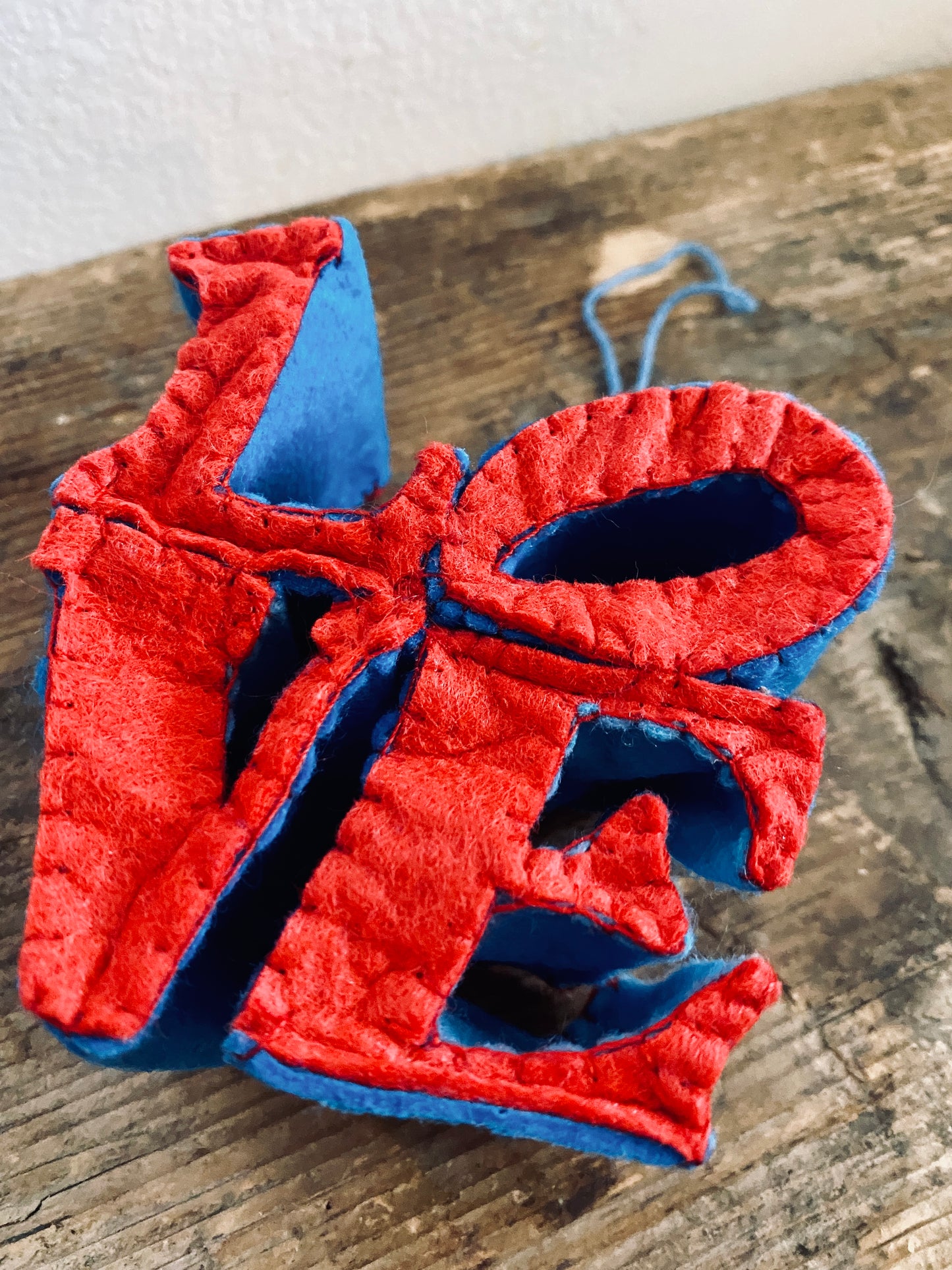 Felt Love Ornament