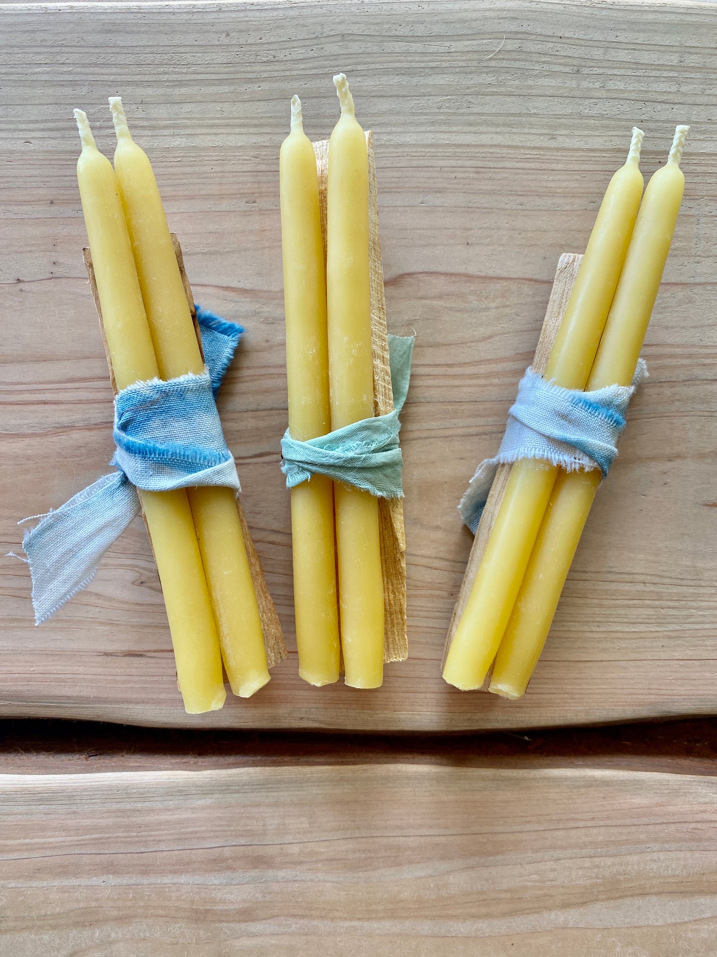 Celebration Bundle Beeswax Candles + Palo Santo