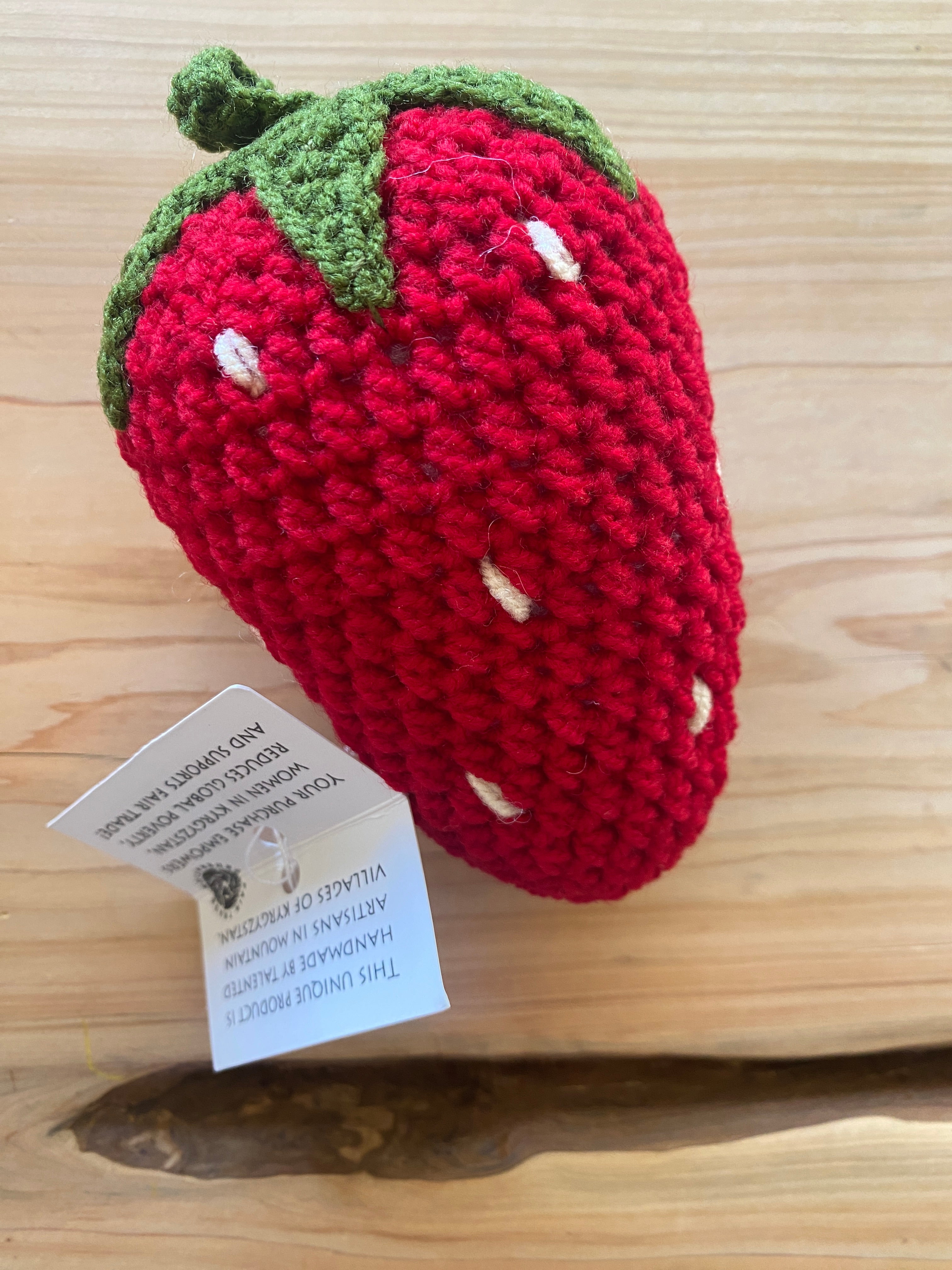 Strawberry Rattle Making Strawberry rattle – Sea + Green