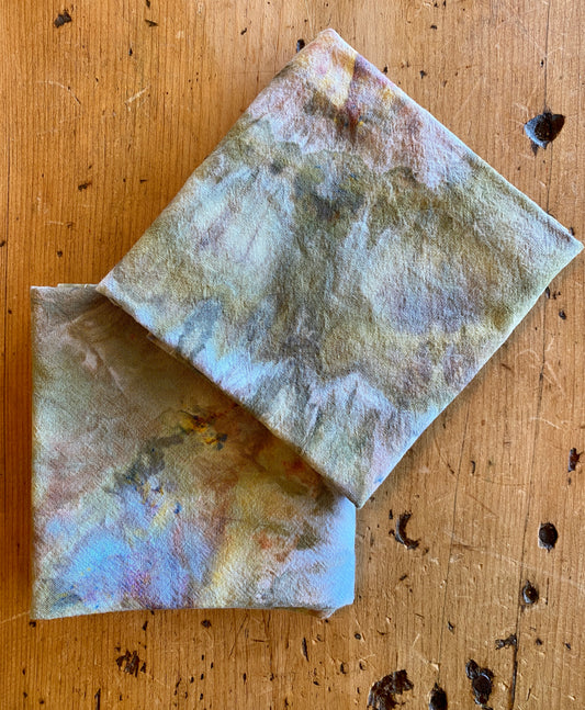 Earthy Agate Hand Dyed Cloth Napkins (Set of 4)