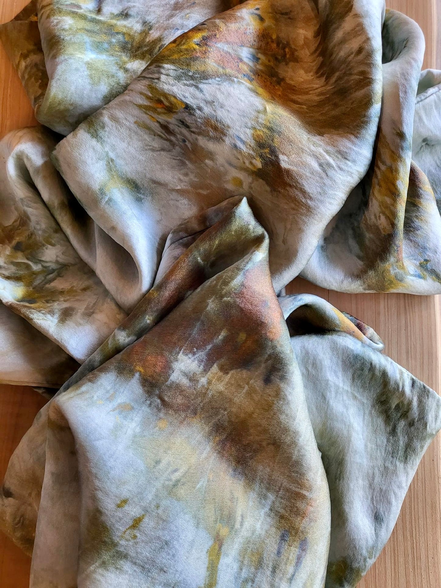 Earthy Agate Dyed Set of Silk Pillow Cases SP001