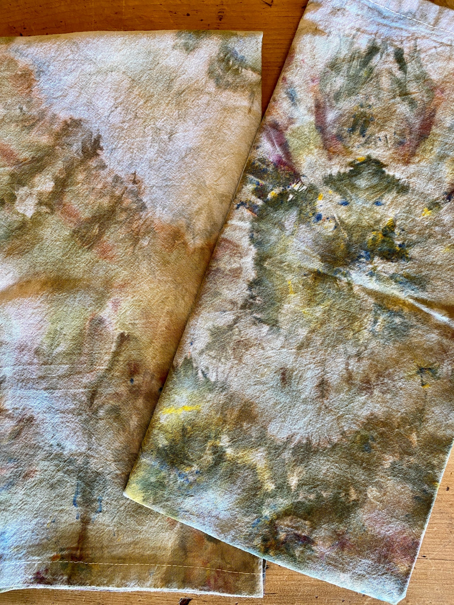 Earthy Agate Hand Dyed Kitchen Towel